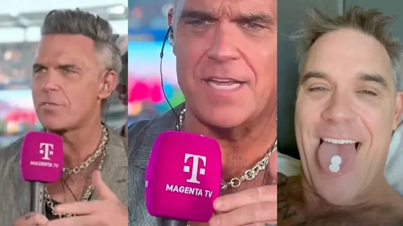 ¿Robbie Williams CONSUMIÓ COC4ÍN4 en la televisión en vivo? Video se hace viral