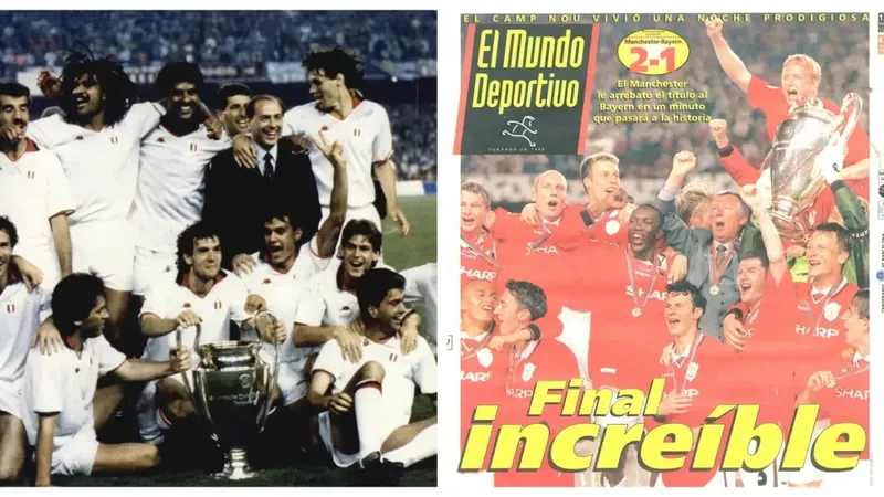 Las eurofinales en el Camp Nou: del gran Milan y el milagro del United a los vándalos del Rangers