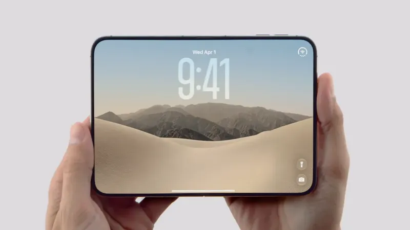 Apple presenta el iPhone Duo, su primersmartphoneplegable