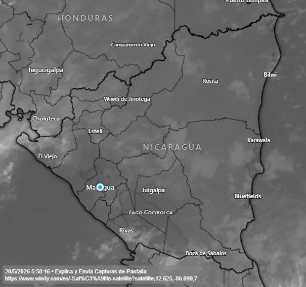 Atención: Ambiente caluroso y lluvias en Nicaragua
