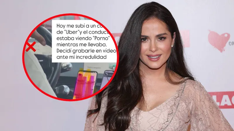 Danna García denuncia que TOMÓ UN UBER y “el conductor estaba viendo p0rn0 mientras me llevaba”