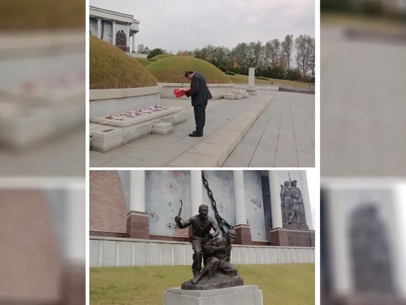 Homenaje a Mártires de Sinchon en RPD de Corea