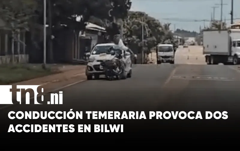 Dos accidentes en Bilwi dejan lesionados: motociclistas estarían involucrados