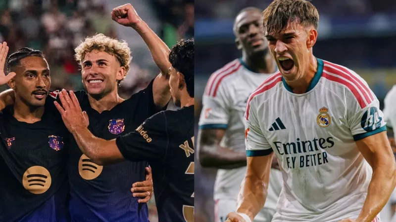 Barcelona y Real Madrid arrancan con victorias en LaLiga 2026/2027