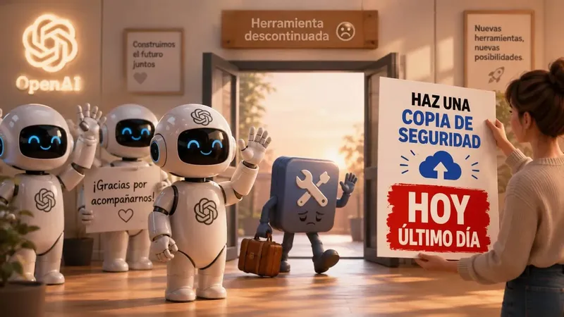 ChatGPT pierde esta herramienta hoy y nunca volverá: haz una copia de seguridad antes