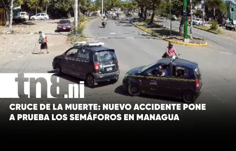 Ni con semáforos cesan los accidentes en el cruce de la muerte del Carlos...