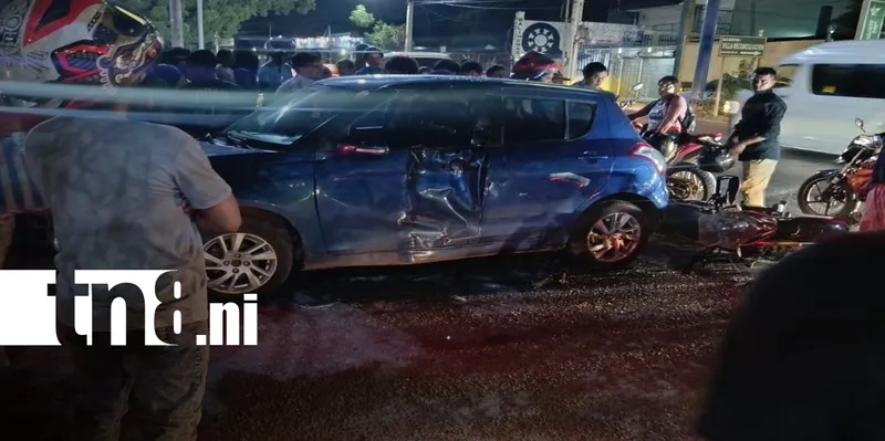 Motociclista resulta gravemente herido en Villa Reconciliación en Managua