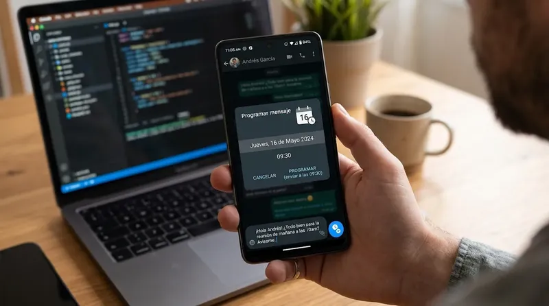 Llegan los mensajes programados a WhatsApp: ya lo pueden probar los usuarios de iPhone