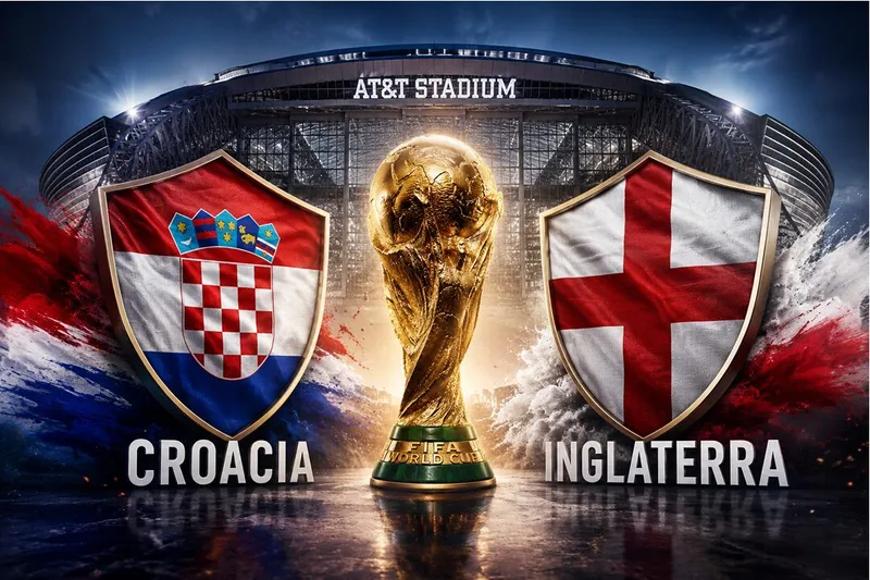 Croacia vs Inglaterra: horario y dónde ver el Mundial 2026 EN VIVO