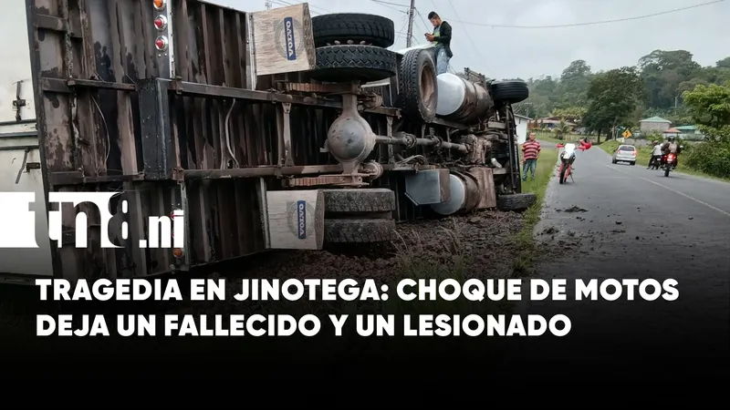 Un fallecido y un herido en colisión de motocicletas en Jinotega