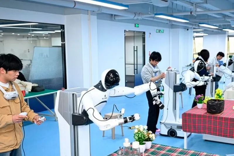 Algunos robots humanoides chinos ya van a la “escuela”: la misión es enseñarles a trabajar en la vida real