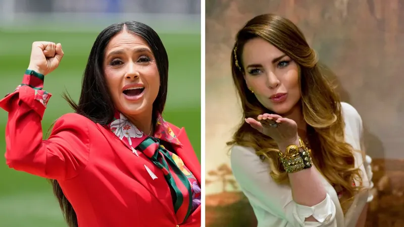 Belinda y Salma Hayek protagonizaron un momento viral en el backstage del Mundial 2026