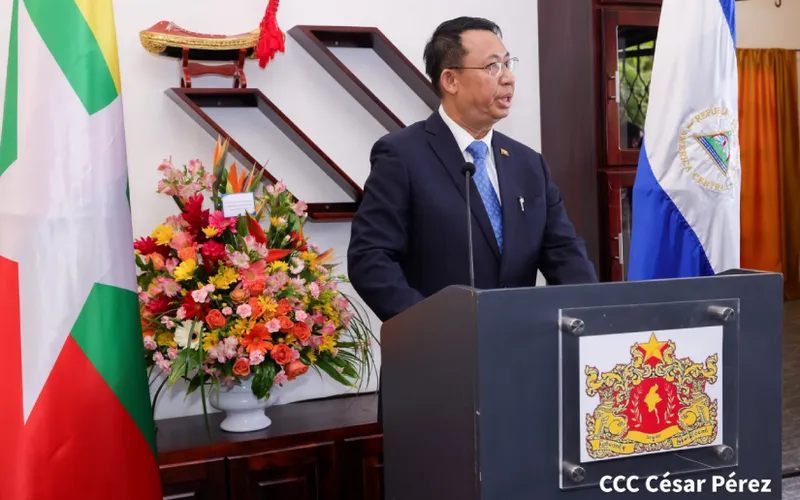 Mensaje de felicitación del Embajador de Myanmar en Nicaragua