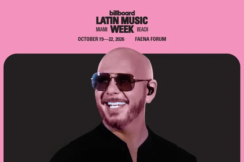 Pitbull se suma a Billboard Latin Music Week 2026 para un exclusivo ‘Superstar Q&A’