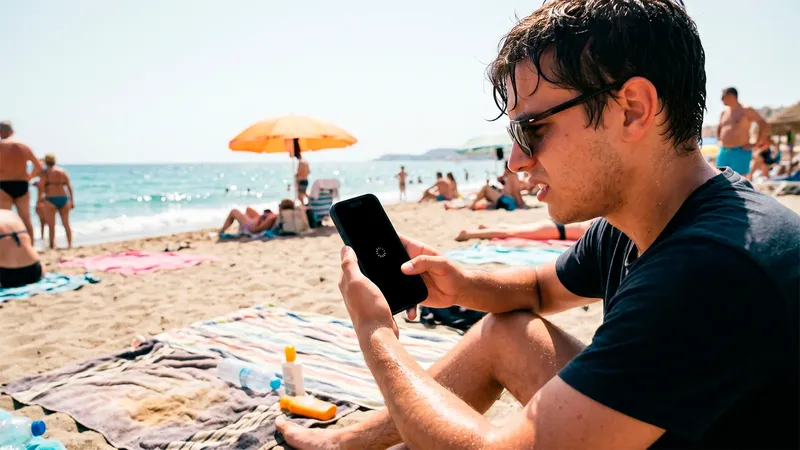 ¿Por qué tu móvil va mucho más lento en la playa? La función oculta del procesador que se activa para que no explote