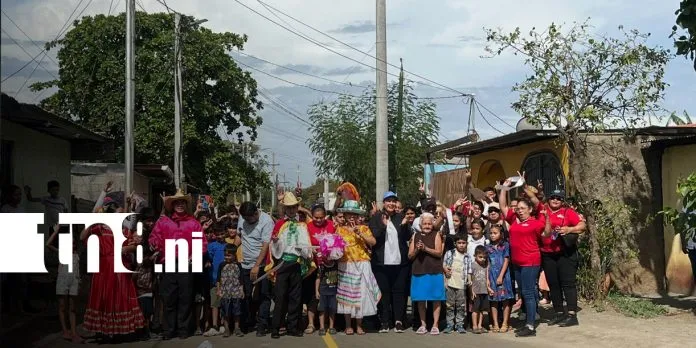 Managua avanza con fuerza: entregan nuevas calles asfaltadas en el barrio Walter Ferreti