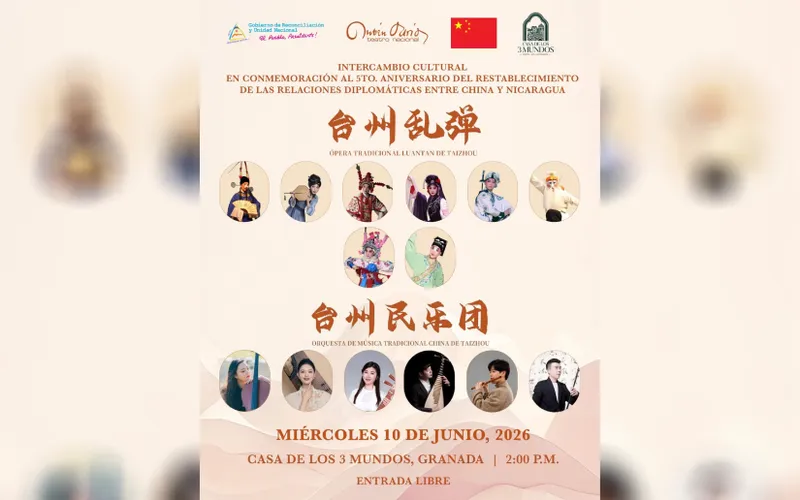 Ópera Tradicional de Taizhou realizará dos presentaciones en Nicaragua