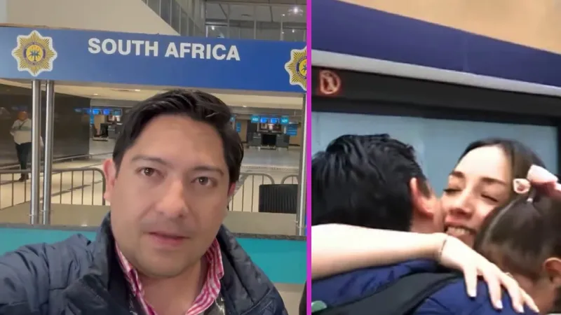 ¡Bienvenido papá!: Así fue el regreso del profe Ibañez, reportero de TUDN, tras 2 meses detenido en Sudáfrica