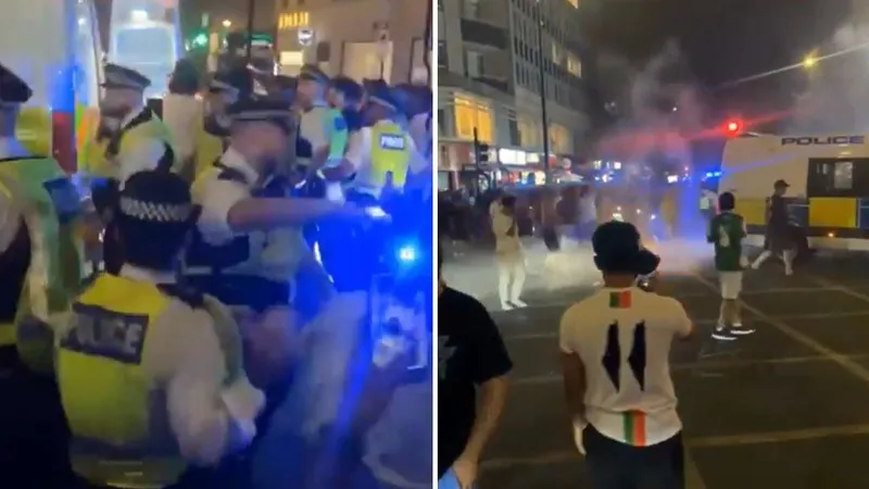 VIDEO: La derrota de Marruecos desata disturbios en Londres