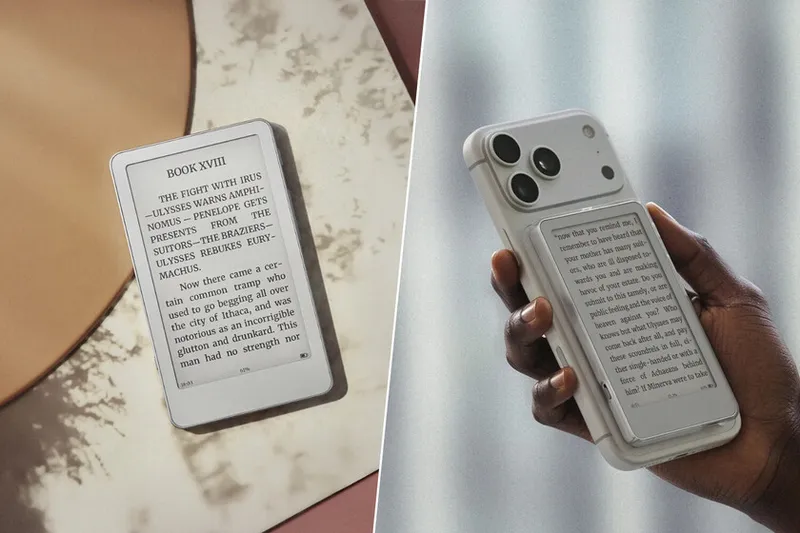 Tras su móvil-eReader, Boox presenta su lector de bolsillo: lo puedes acoplar al móvil para leer en cualquier parte