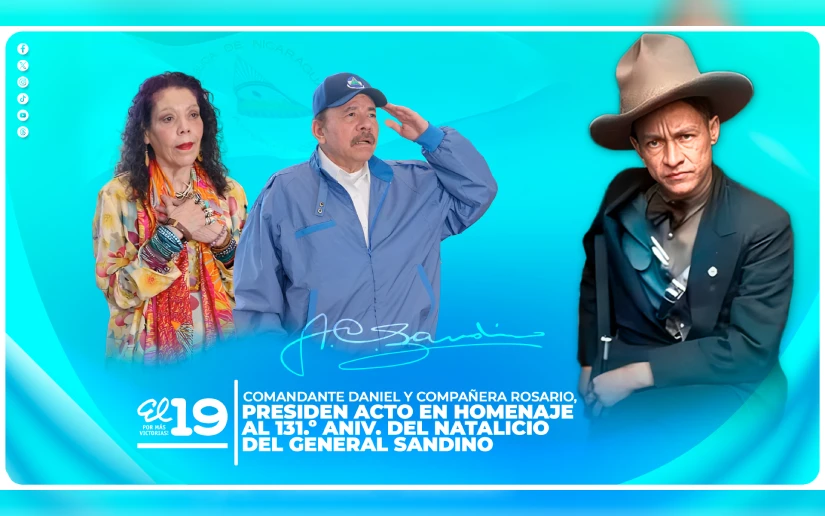 En vivo: Acto conmemorativo por el 131.° aniversario del natalicio del General Sandino