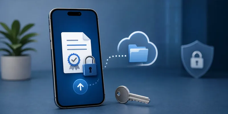 Como exportar un certificado digital desde un iPhone
