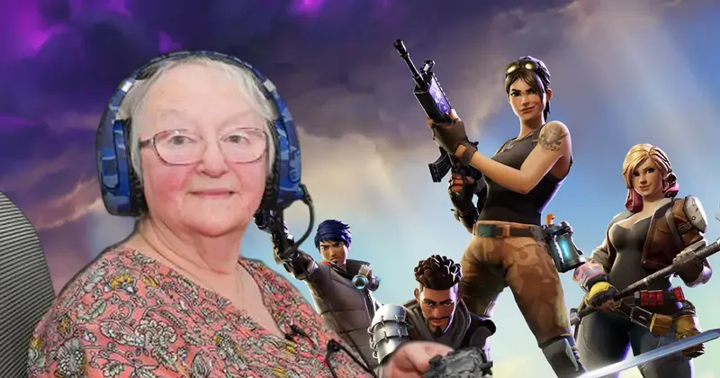 Abuela se enamoró de los videojuegos al ver a su nieto jugar Fortnite y ahora rompió un récord Guinness como la streamer del Battle Royale de mayor edad