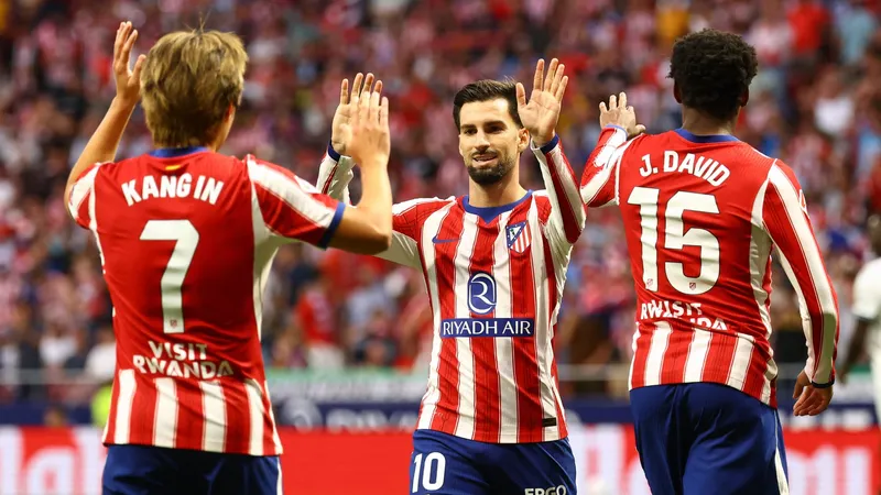 Goleada del Atlético de Madrid en La Liga