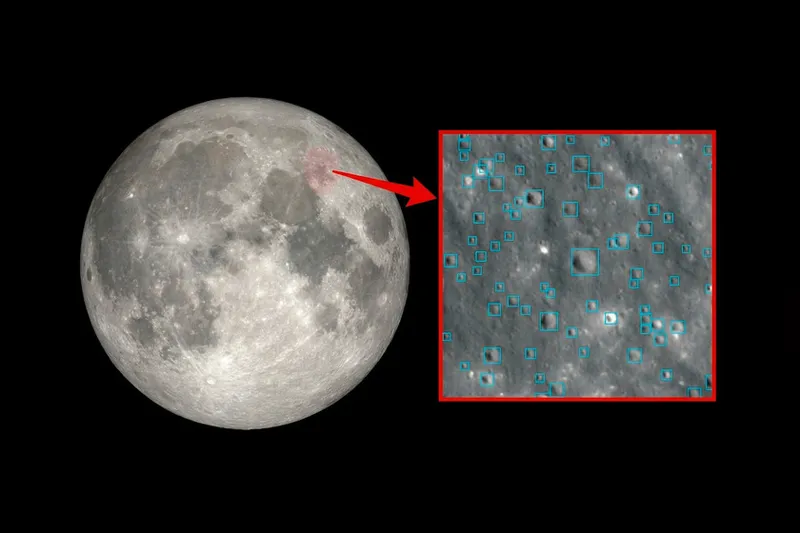 La NASA quiere entender mejor la Luna antes de volver allí. Ha creado con IBM una IA para encontrar hielo y nuevos cráteres