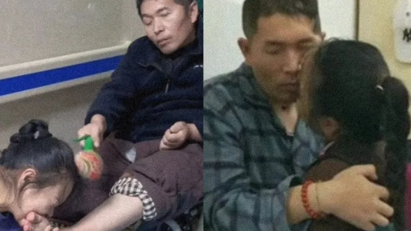 Despierta a su esposo en estado vegetal, mordiéndole los dedos de los pies