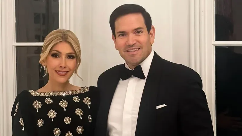Jeanette, la esposa de raíces colombianas de Marco Rubio, brilla en la Casa Blanca con un diseño de Carolina Herrera