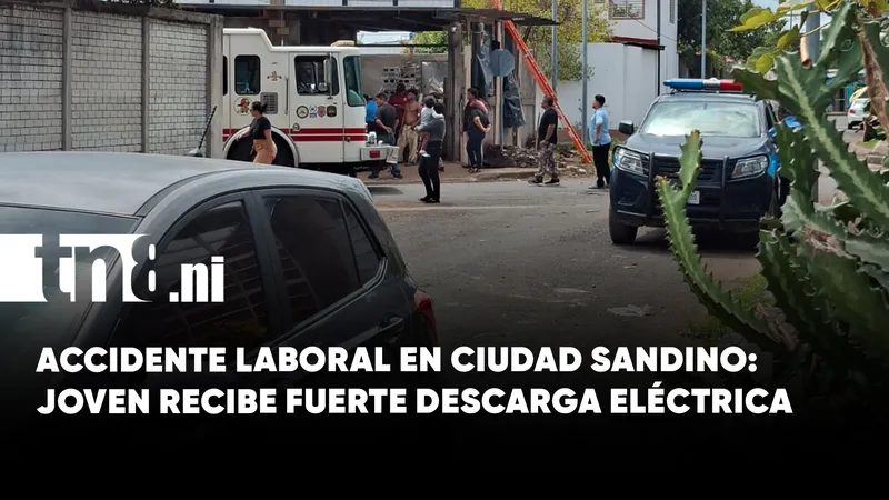 Joven resulta herido por descarga eléctrica en Ciudad Sandino
