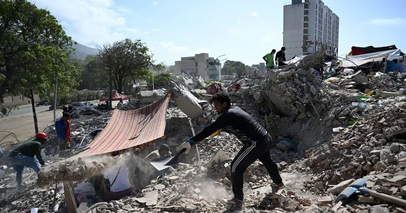Sube a más de 5.000 la cifra de muertos por los terremotos en Venezuela