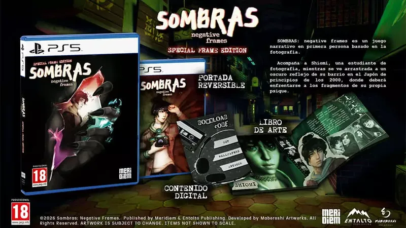 SOMBRAS: Negative Frames para PlayStation 5