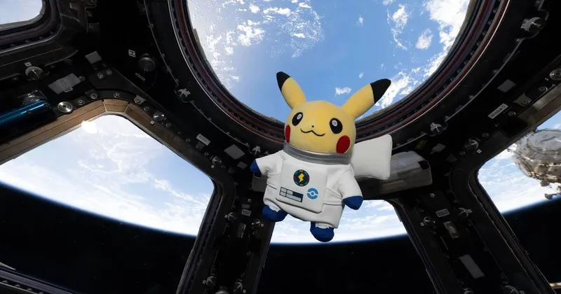 Este Pikachu pasó 67 días en el espacio y completó más de 1000 órbitas