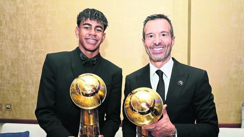 Mendes: "El Balón de Oro es para Lamine, es el mejor con mucha diferencia"