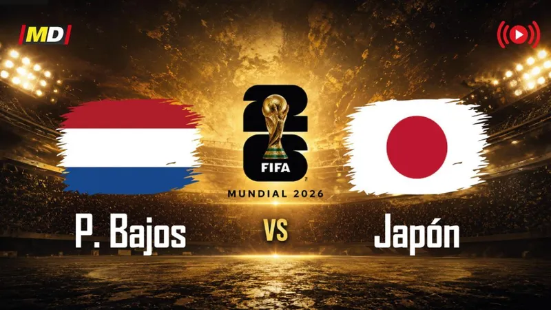 Países Bajos - Japón, en directo