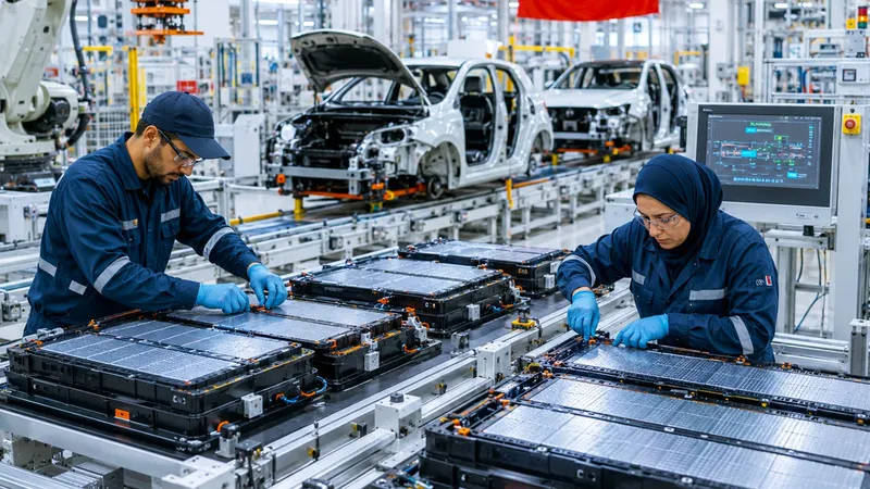 Una planta de baterías consolida a este país como la mayor amenaza al sector de la automoción español, a solo 14 kilómetros de distancia