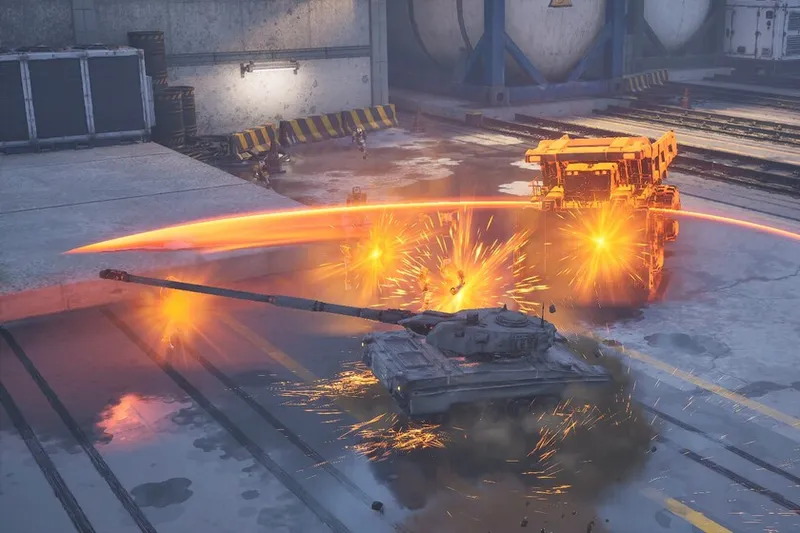 Han creado un Devil May Cry de tanques que tiene una pinta tan brutal como absurda: "Cuanto más destrozas, más lo paga la IA"
