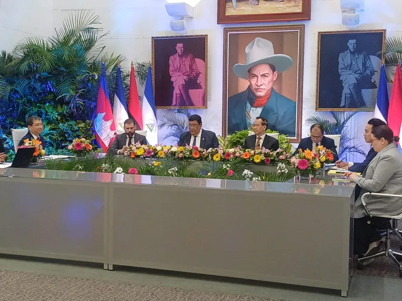 Nicaragua y Camboya inauguran primera ronda de consultas políticas para fortalecer relaciones bilaterales