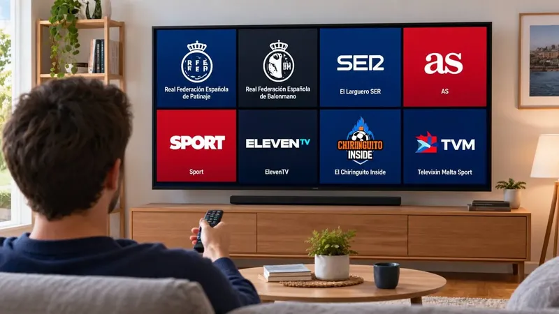 La mejor app para ver la TDT en Smart TV añade ocho nuevos canales de deportes y más novedades gratis