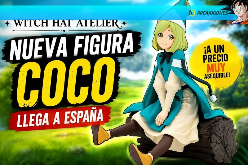 La nueva figura de Coco de Witch Hat Atelier llega a España, y su bajo precio la hace muy tentadora
