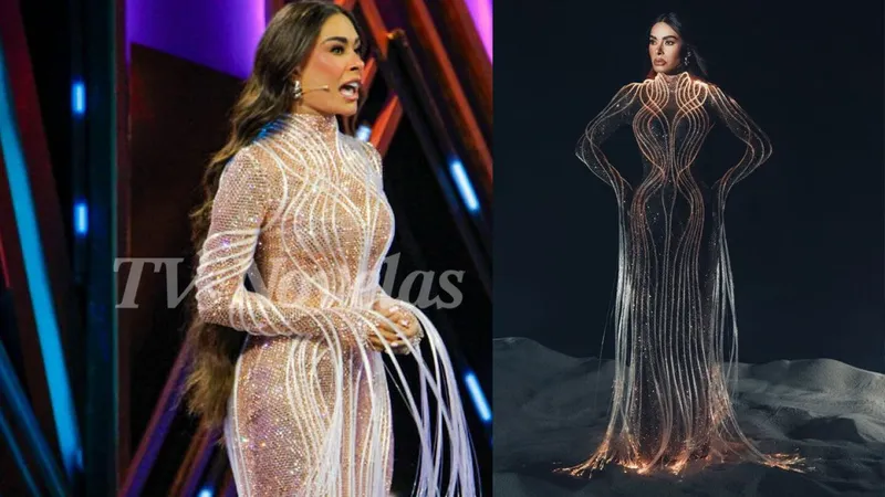 ¿Por qué brilla en la oscuridad el vestido que Galilea Montijo usó en el estreno de La Casa de los Famosos?