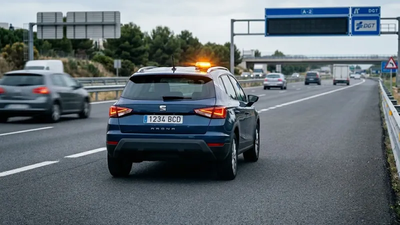 Es oficial: el BOE confirma todos los datos a los que tiene acceso la DGT por usar tu baliza V16