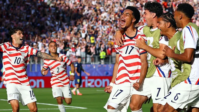 Estados Unidos con antojo de historia; ¡ya está en octavos de final!