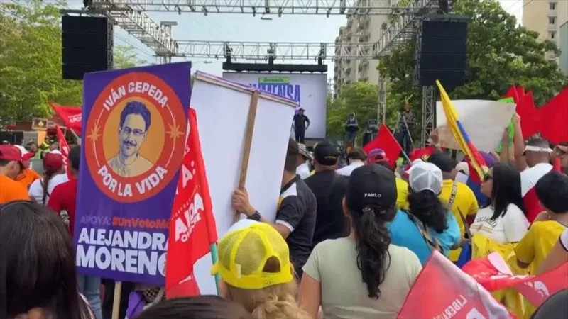 Iván Cepeda cierra campaña hacia la presidencia de Colombia