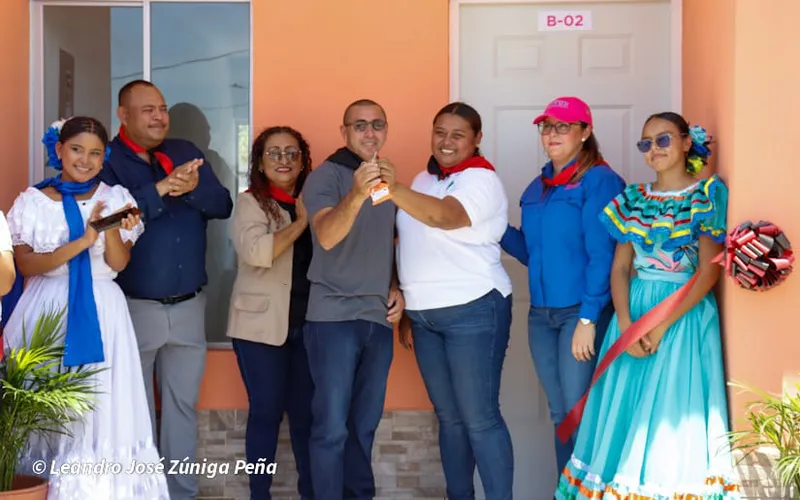 Sueños hechos realidad: 85 familias de Nagarote estrenan viviendas dignas