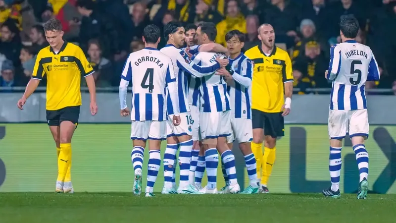 0-6: La Real impone su pegada, mejor nivel y poderío para arrasar al Lillestrom
