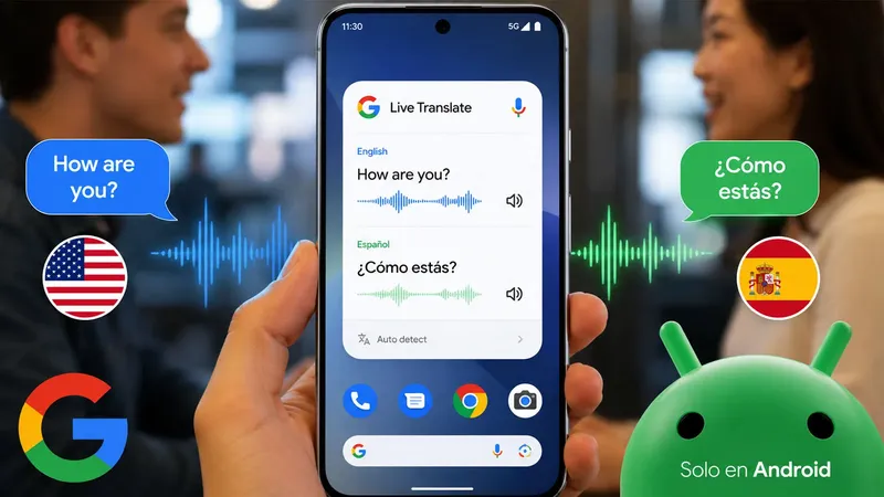 Google trabaja en un widget para traducir conversaciones en tiempo real desde los teléfonos Android