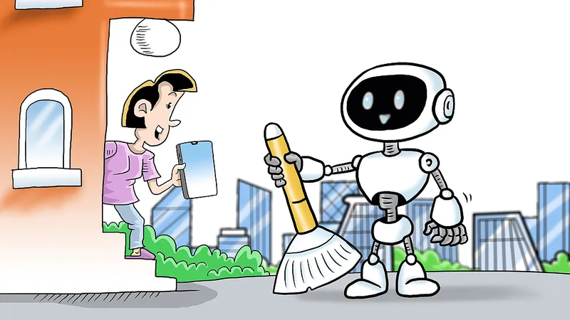 El servicio de limpieza humano-robot llega a más de 100 hogares en China
